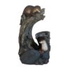 Decorative Water Foutain With Otter Design, With Light And Pump, For Indoor And Outdoor - Brown - Image 2