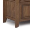 Amherst - Entryway Storage Bench - Rustic Natural Aged Brown - Image 5