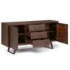 Lowry - Sideboard Buffet - Distressed Charcoal Brown - Image 2
