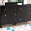 Elegant Transitional Dresser - Black - Image 4