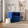 Delaney - Swivel Chair - Dark Blue - Image 7
