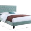 Luma - California King Upholstered Bed - Light Blue - Image 5