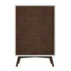 Caroline - Mid-Century Modern Solid Wood Chest - White - Image 2