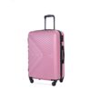 Stylish 3 Piece Luggage Sets With Tsa Lock And Spinner Wheels - Pink - Image 5