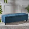 Nebulous - Fabric Upholstered Ottoman With Storage And Diamond Tufted Seat - Navy Blue - Image 10