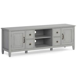 Connaught - Wide TV Stand - Fog Gray