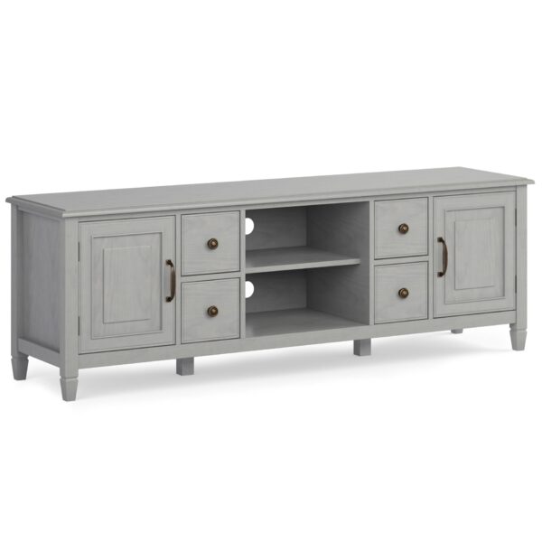 Connaught - Wide TV Stand - Fog Gray