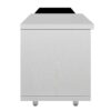 Modern Stylish TV Stand TV Cabinet For 80" TV - White / Black - Image 7
