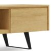 Lowry - Handcrafted TV Media Stand - Oak - Image 8