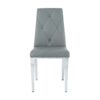 Modern Light Luxury Dining Chair With Electroplated Chair Legs (Set of 2) - Gray - Image 18