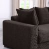 Duke - 4 Piece Upholstered Sectional - Dark Brown - Image 4