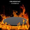 28" Round Tempered Glass Table Top Glass 2 / 5" Thick Beveled Polished Edge - Black - Image 6
