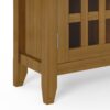 Bedford - Low Storage Media Cabinet - Light Golden Brown - Image 6
