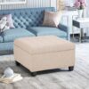 Isabella - Ottoman Storage Solution - Wheat - Image 6