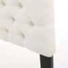Annecy - Contemporary Upholstered Full / Queen Fabric Headboard - Ivory - Image 8