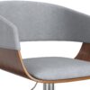Lowell - Adjustable Swivel Bar Stool - Stone Gray - Image 2