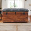 Buffalo - Hide Storage Trunk - Brown - Image 11