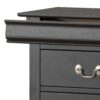 Elegant Traditional Lingerie Chest - Black - Image 3