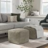 Eastmont - Outdoor / Indoor Pouf - Cream - Image 5