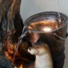 Decorative Water Foutain With Otter Design, With Light And Pump, For Indoor And Outdoor - Brown - Image 5