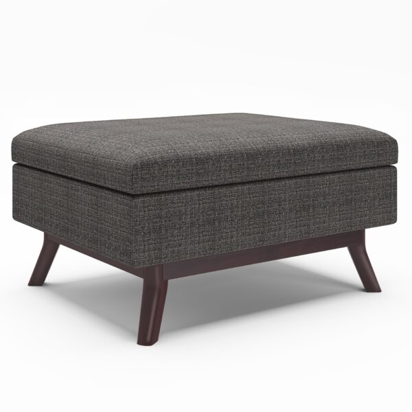 Owen - Coffee Table Storage Ottoman - Ebony