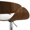 Amery - Adjustable Swivel Bar Stool - White - Image 9