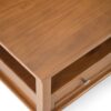 Warm Shaker - Square Coffee Table - Light Golden Brown - Image 7