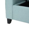 Hayes - Contemporary Armed Storage Bench With Rolled Arms - Light Blue - Image 14
