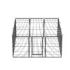 81.1" 12 Panels Heavy Duty Metal Playpen With Door, Dog Fence Pet Exercise Pen For Outdoor - Black - Image 10