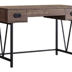Computer Desk For Home Office, Laptop, Storage Drawers, Transitional - Brown