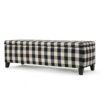 Contemporary Storage Ottoman With Seating And Storage - Black - Image 14