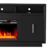 Sunset - Electric Fireplace TV Stand For TVs Up To 95" - Black - Image 5