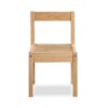 Della - 3 Piece Solid Wood Kids Table & Two Chair Set - Natural - Image 4