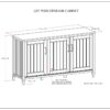 Lev - Wide Storage Cabinet - Smoky Brown - Image 10