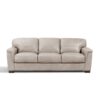 Cornelia - Leather Sofa - Beige - Image 2