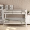 Twin Over Twin Bunk Bed & Ladder - White - Image 8