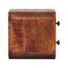 Mini Curved Wall Mounted Bedside Table - Brown - Image 5