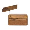 Avora - Wooden Wall Mounted Nightstand - Brown - Image 7