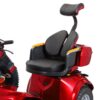 Fat Tire Scooter With Comfortable Seat And Adjust Seat And Front Handle - Red - Image 2