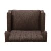 Dunham - Contemporary Fabric Tufted Oversized Pushback Recliner - Brown - Image 11