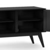 Draper - Mid Century Low TV Media Stand - Black - Image 5