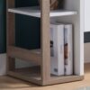 Modernize Kitchen Buffet Organizing Cabinet With 4 Shelves - White / Dark Taupe - Image 6