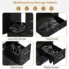 Bathroom Vanity, Modern Bathroom Cabinet With Sink Combo Set, Bathroom Storage Cabinet With A Soft Closing Door And 3 Drawers, Solid Wood Frame - Black - Image 6