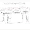 Draper - Mid Century Extendable Dining Table - Brown - Image 8