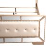 Queen Bed Elegant With Minimalist Design - Off White - Image 5