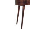 Rounded Small Console Table - Caramel - Image 4