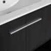 Modern 36" Bathroom Vanity With Ceramic Sink And Soft Closing Doors - Dark Oak - Image 20