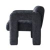 31.10" Boucle Upholstered Accent Chair - Dark Gray - Image 5