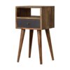 Mini Painted Bedside Table - Slate - Image 3