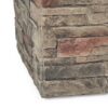 Classic Design Square Fire Pit With Top And 40, 000 Btu Heat Output - Stone Gray - Image 13
